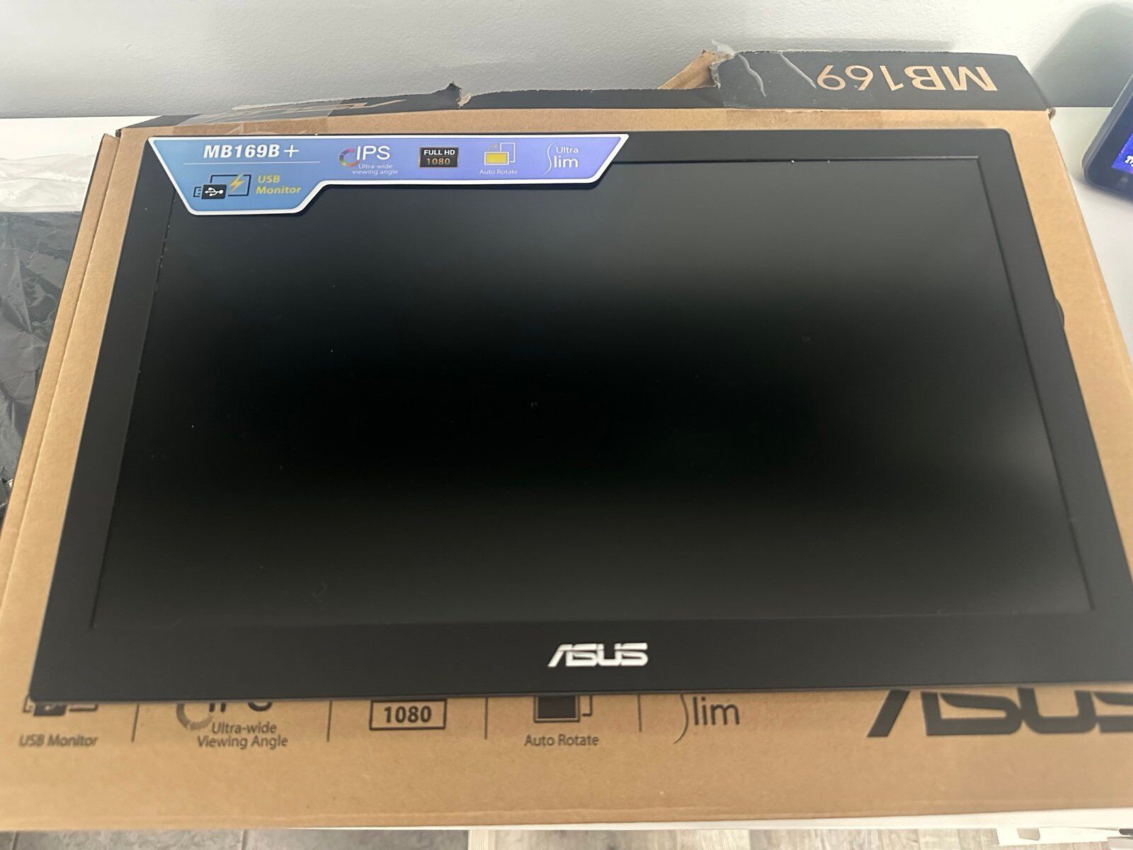 Asus LCD 15.6 MB169+ IPS, MB169B+ Portable Monitor