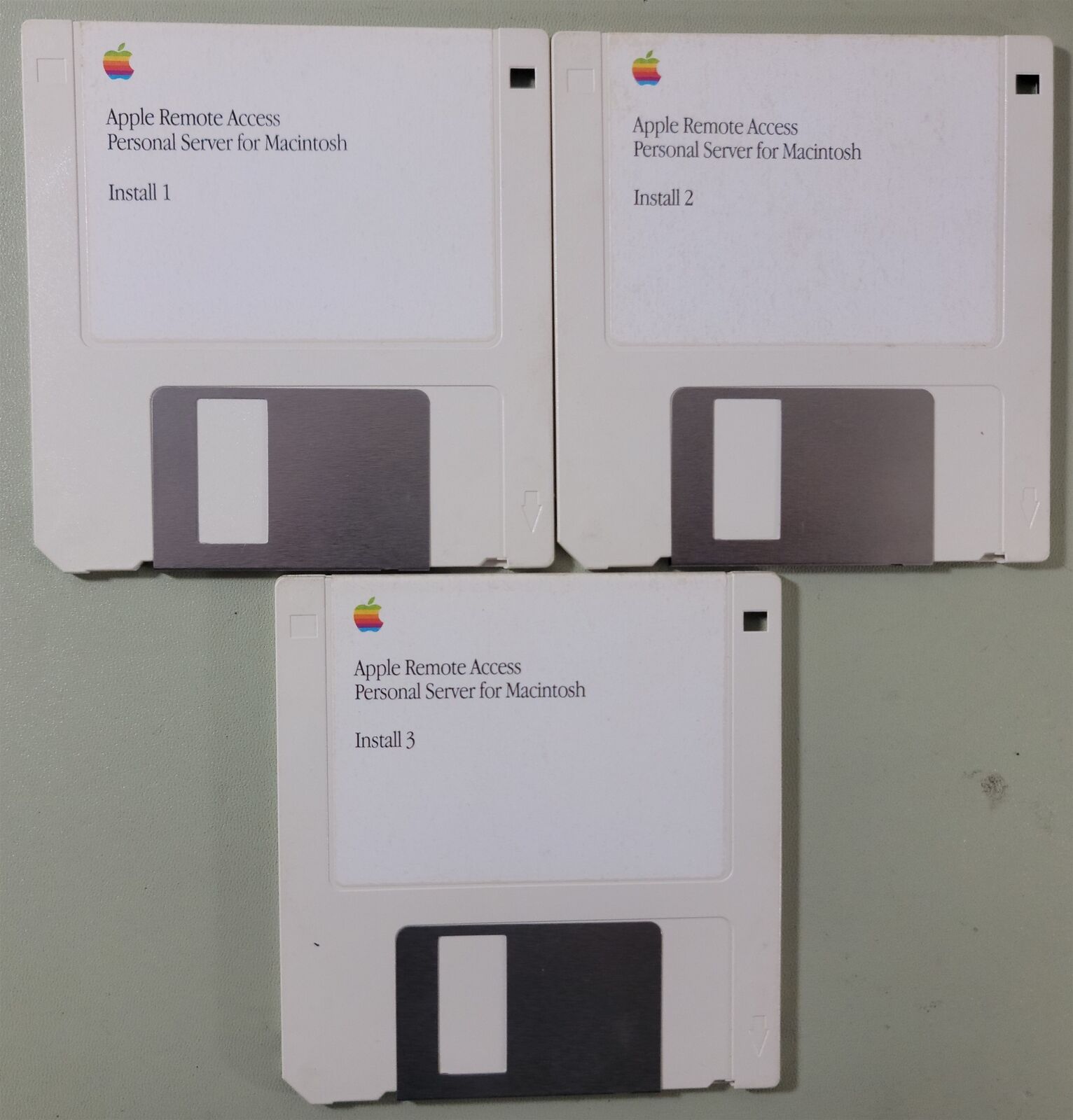 Apple Remote Access Personal Server for Macintosh Install Disks (x3)