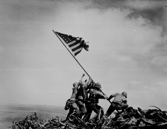Marines Raising the Flag over Iwo Jima 8\