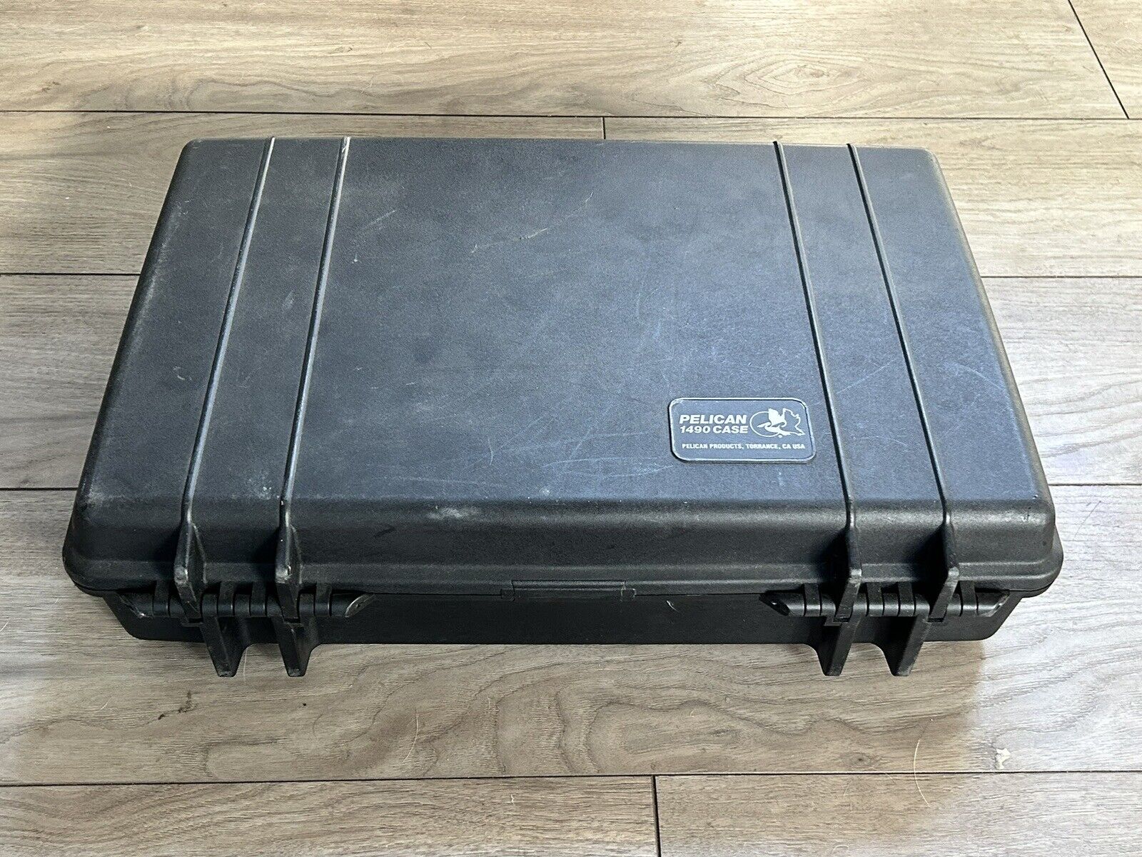 U.S. Military Waterproof Pelican 1490 Protector Laptop Case, NO Key