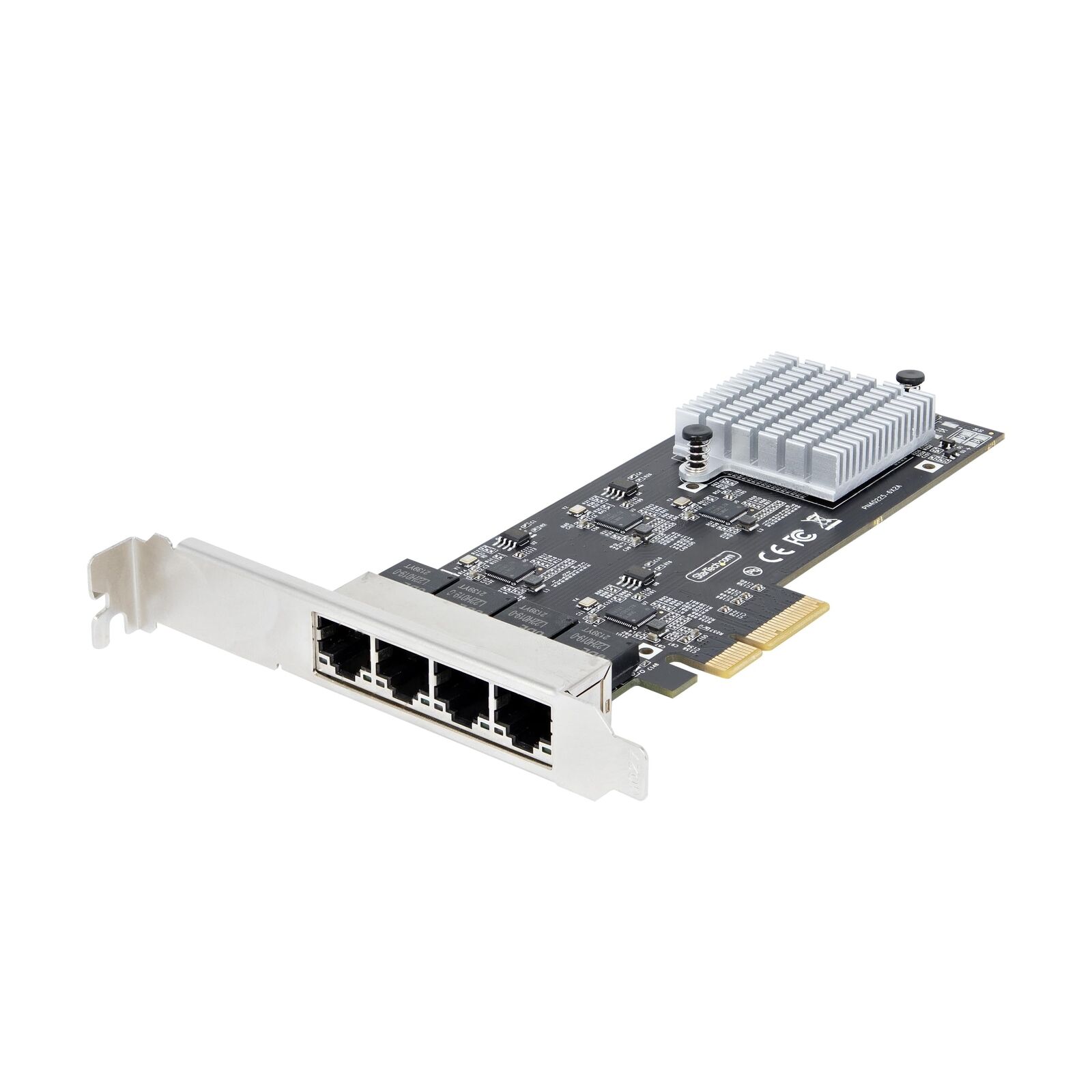StarTech.com 4-Port 2.5Gbps NBASE-T PCIe Network Card, Intel I225-V, Quad-Port
