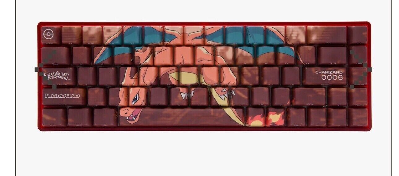 Pokémon + HG Base 65 Keyboard - Charizard [SHIPS NOW] 🆕 ✅ 