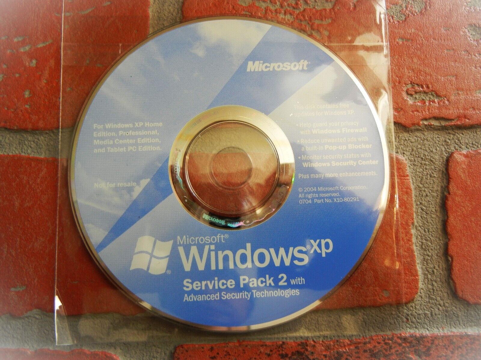 MICROSOFT XP 2004 SERVICE PACK 2 I.T. Vintage PC Software FOR GEEKS All Business