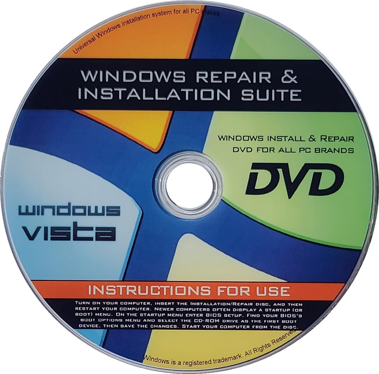 Win Vista AIO 32/64Bit Compatible Install & Repair DVD Starter, Basic, Premium, 