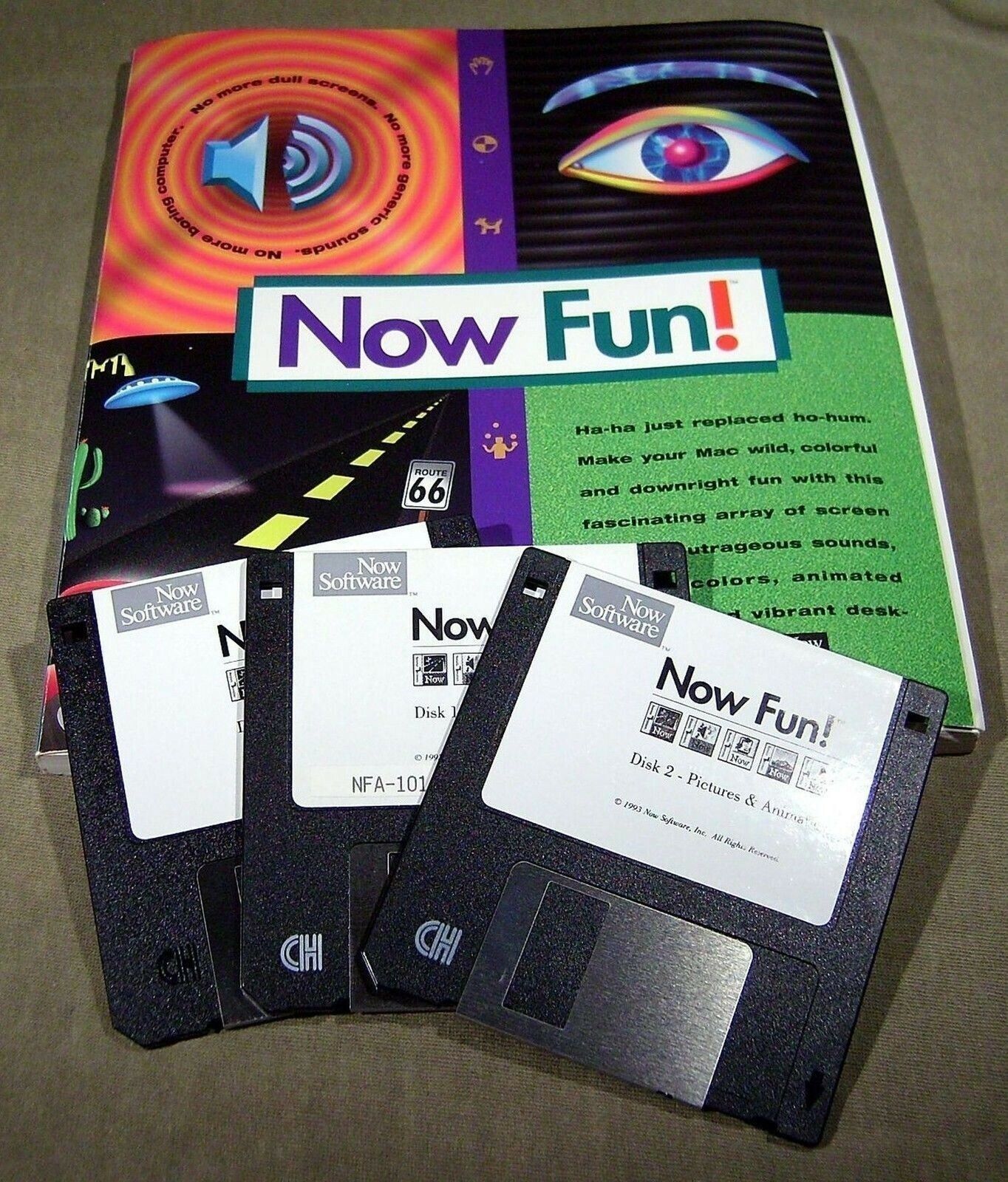 Now Fun by Now Software - Make your Mac Wild - Software - Vintage Mac