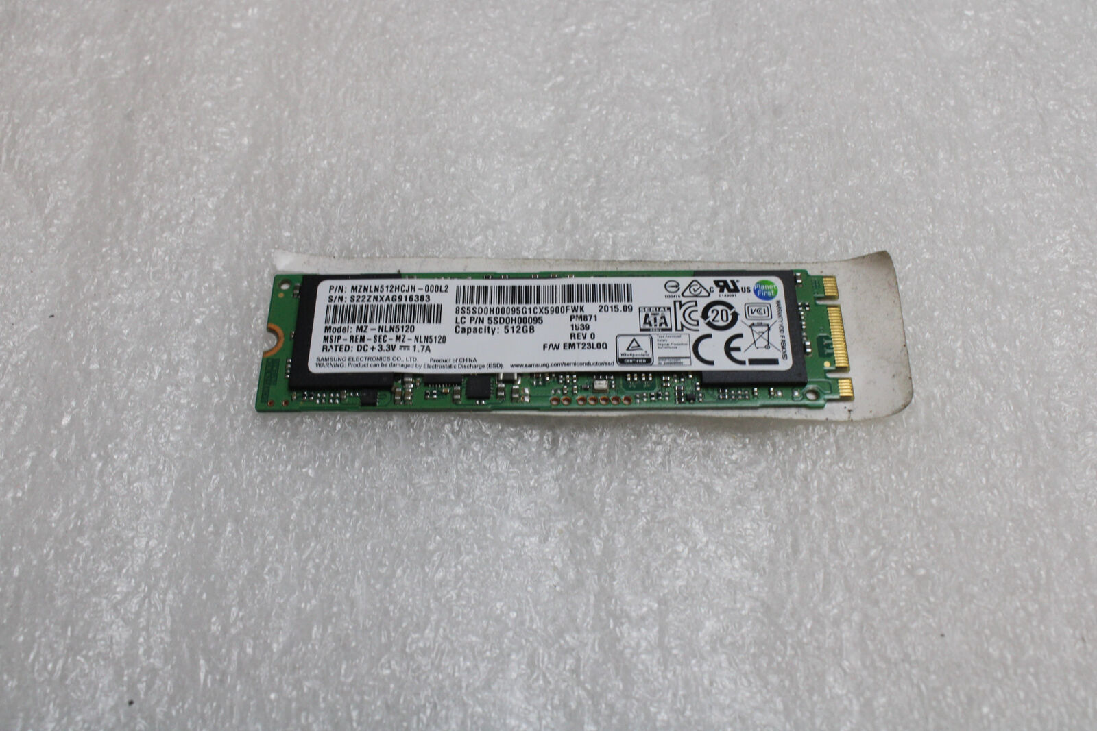 Samsung MZ-NLN5120 512GB M.2 Internal Solid State Drive SSD Tested