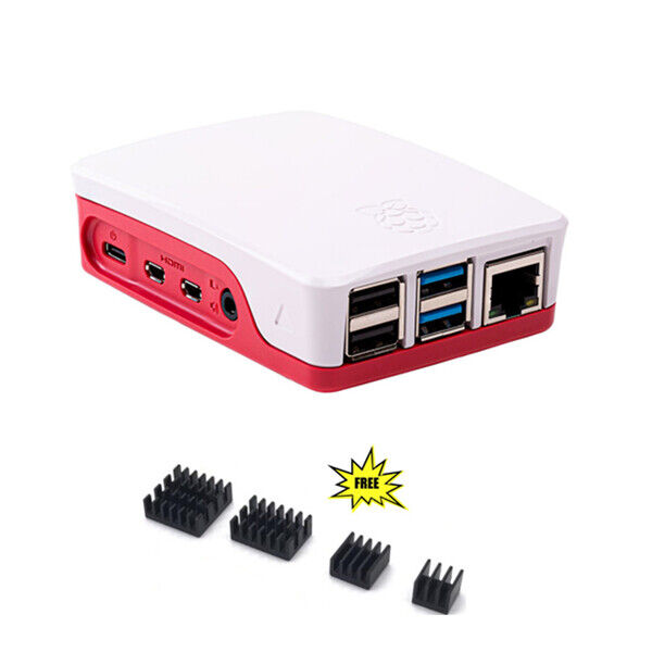 Official Raspberry Pi 4 Case Red/White 