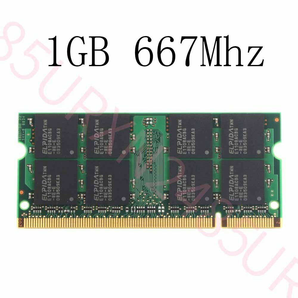 4GB 2x 2GB 1G PC2-5300S DDR2-667MHz 200Pin SO-DIMM Notebook Laptop For DATA LOT