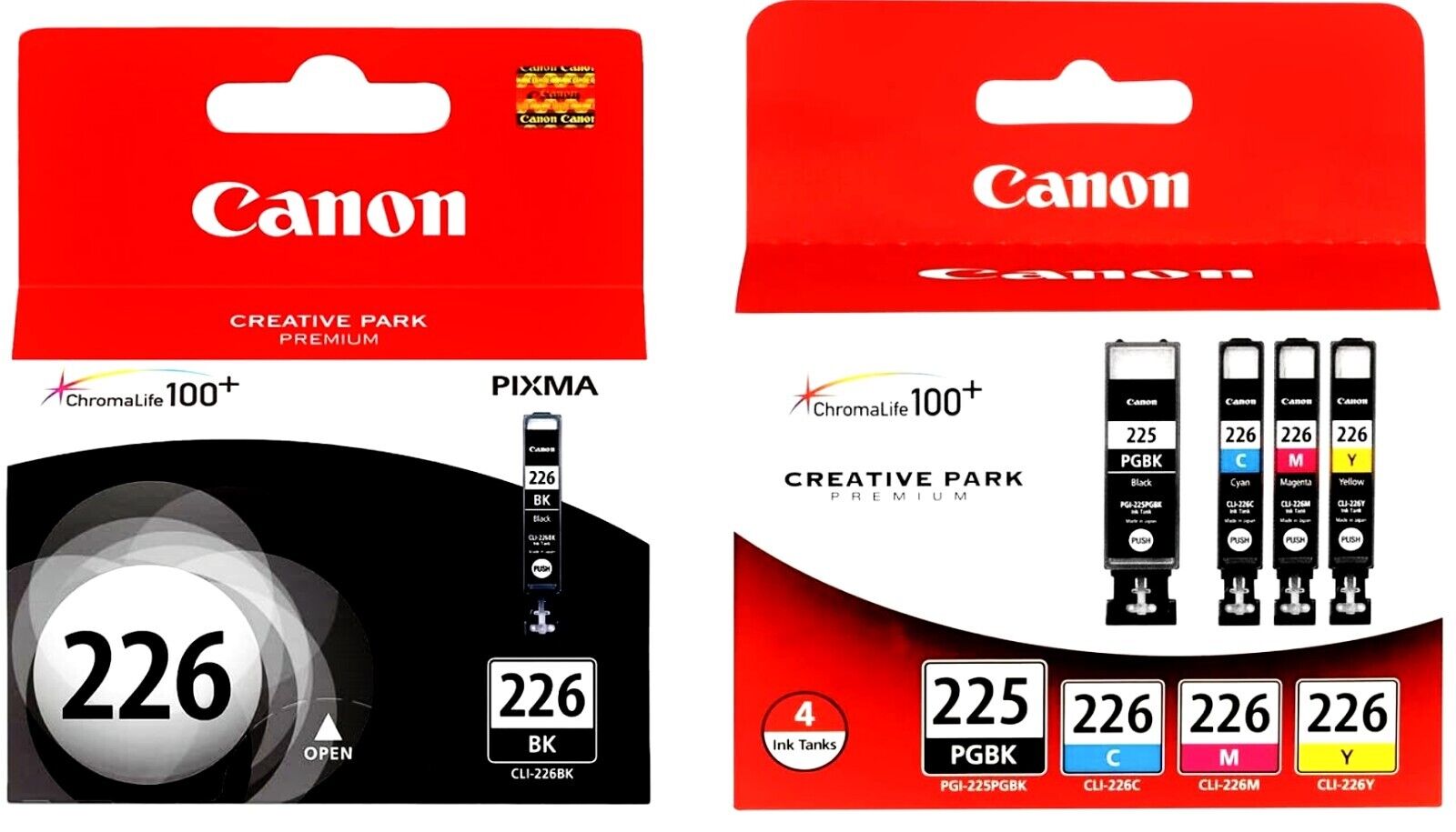 GENUINE Canon PGI-225 CLI-226 Ink 5 Pack for PIXMA iP4820 IP4850 iP4950 MG5320