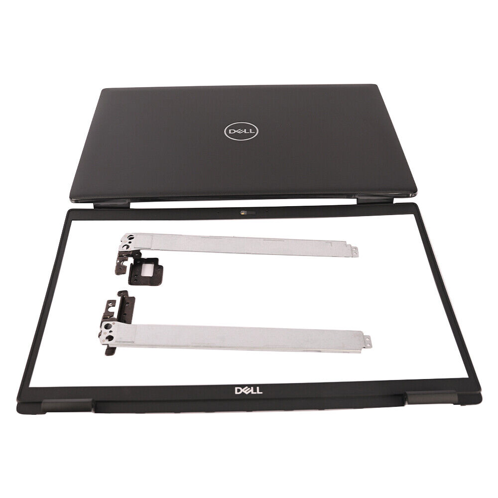 New LCD Back Cover+Front Bezel+Hinges For Dell Latitude 15 3520 E3520 017XCF