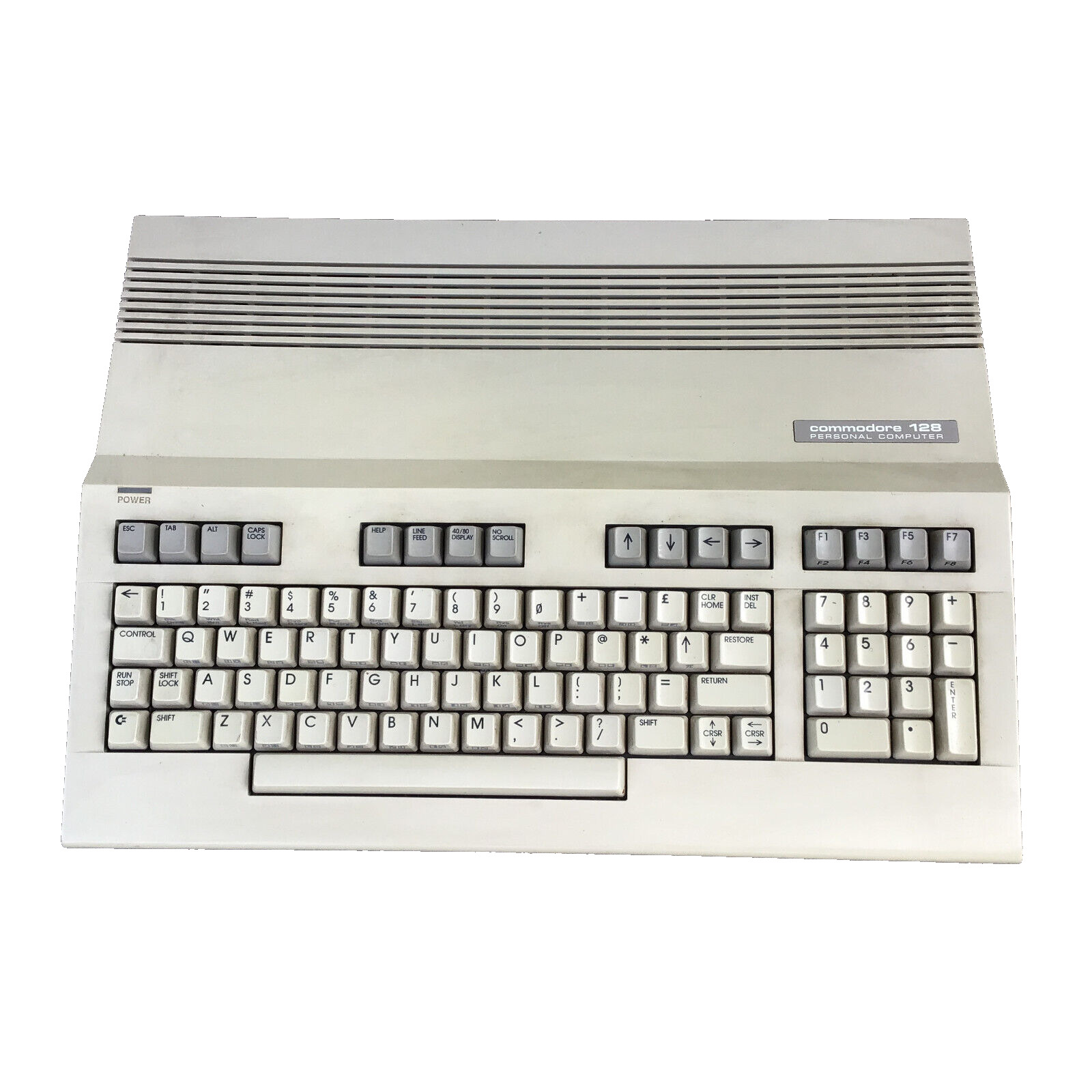 Commodore C128 Personal Computer Powers Unit Only - UNTESTED - FOR PARTS 10/85