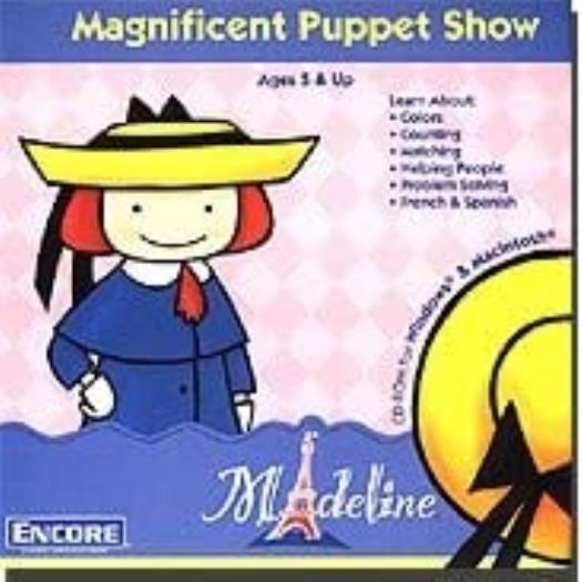Madeline and The Magnificent Puppet Show PC CD learn english french spanish game