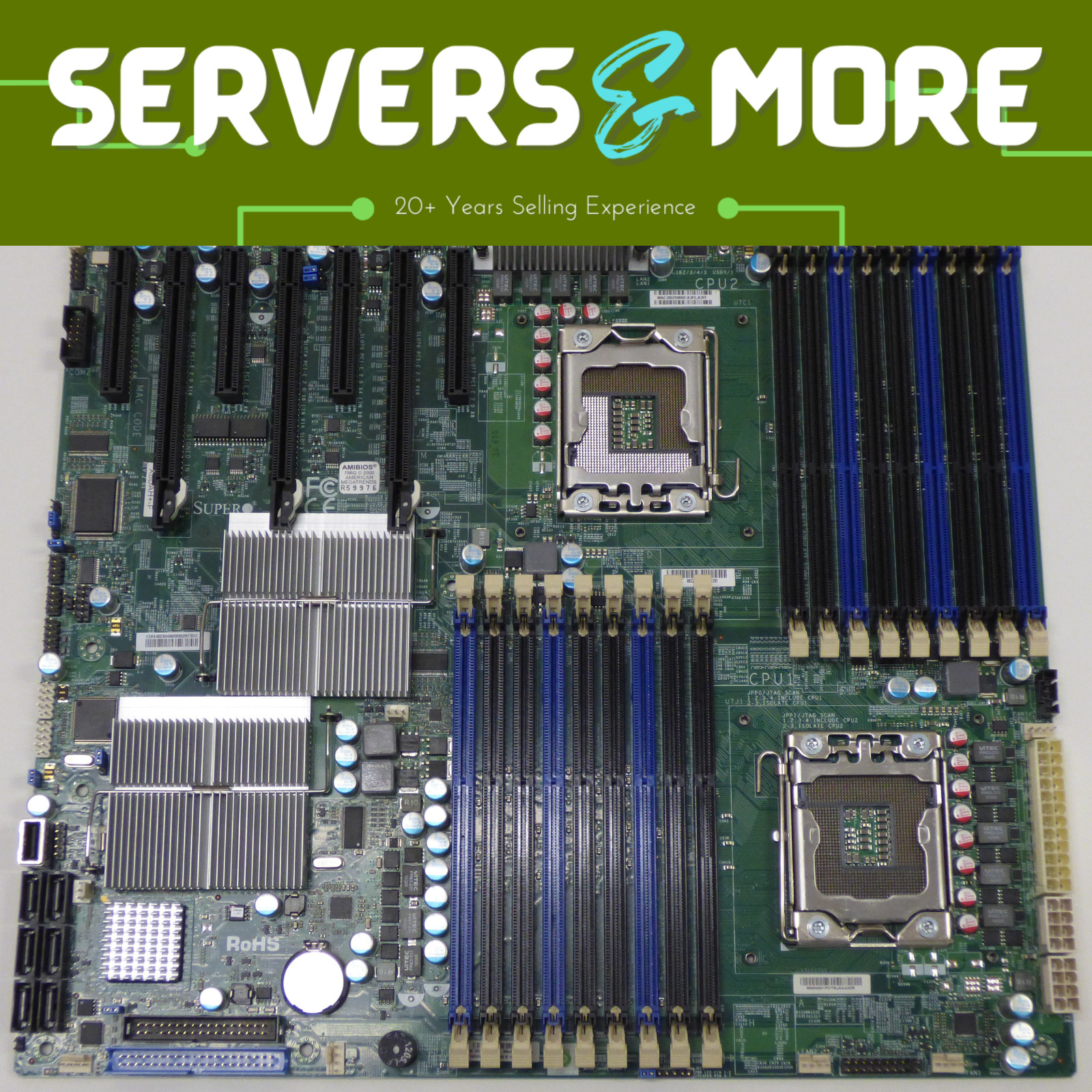 Supermicro X8DAH+-F Server Board Combo | Intel Xeon L5630 | 288GB RDIMM DDR3