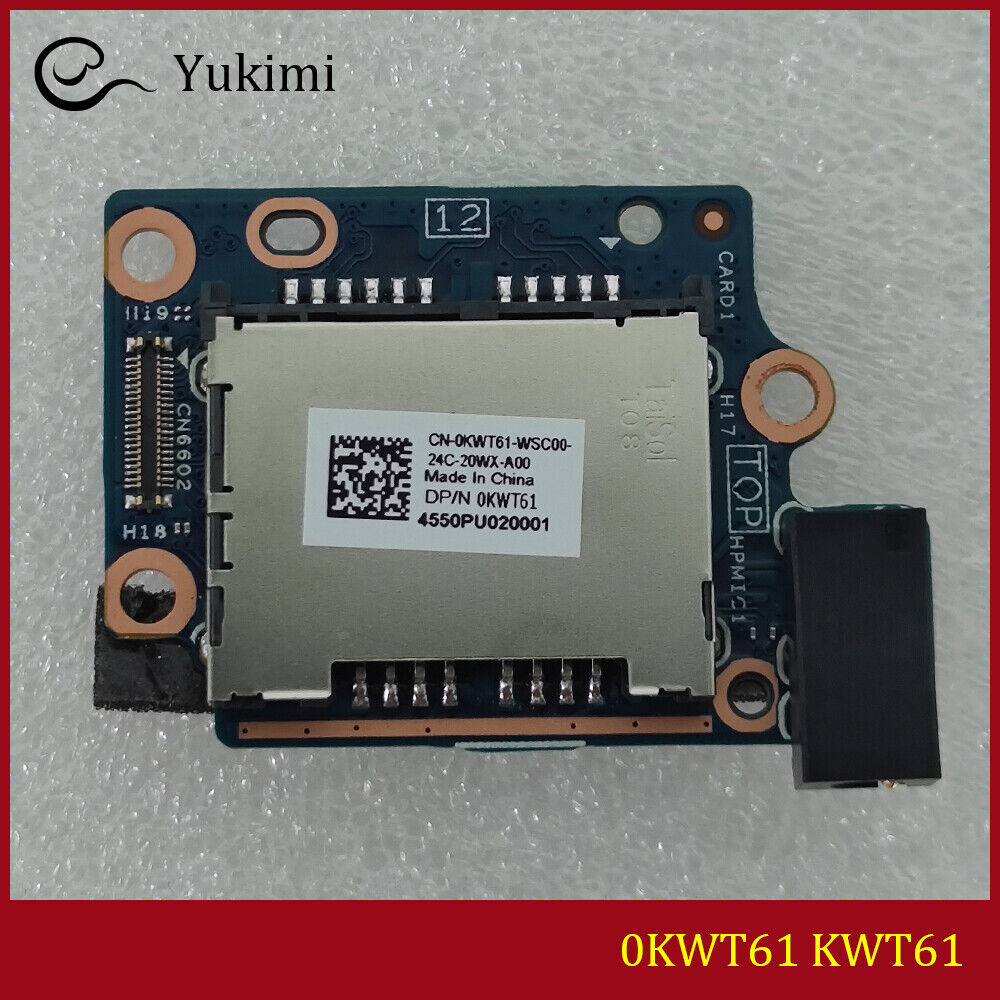 0KWT61 FOR DELL XPS 17 9710 Precision 5760 Audio SD Smart Card Reader IO Board
