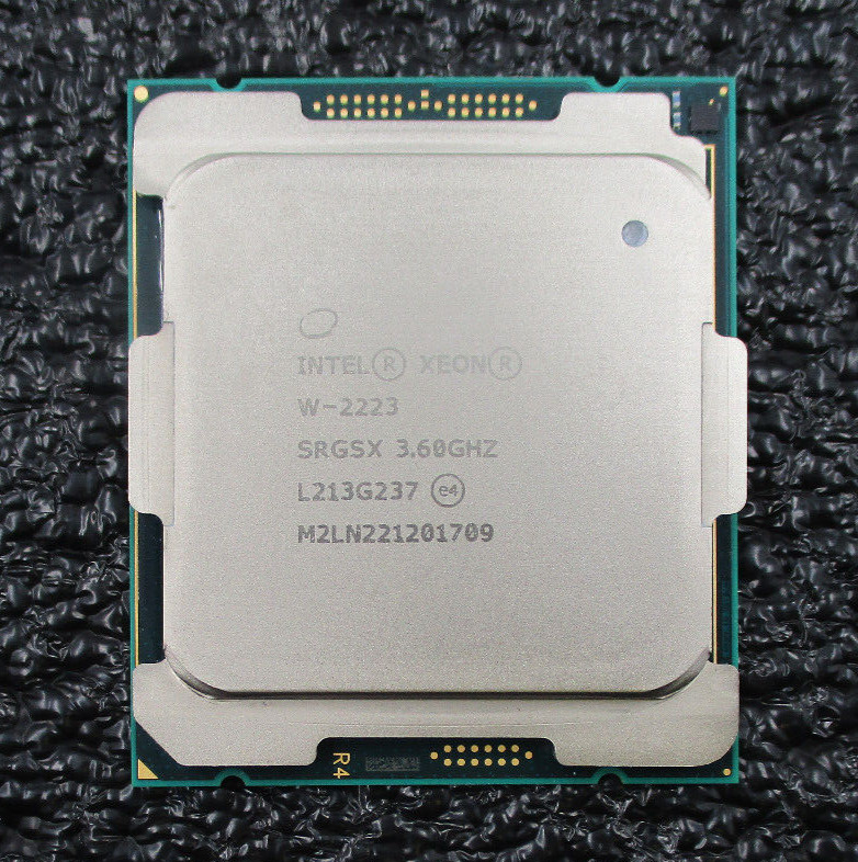 Intel Xeon W-2223 3.60Ghz Quad Core LGA2066 CPU P/N: SRGSX Tested Working