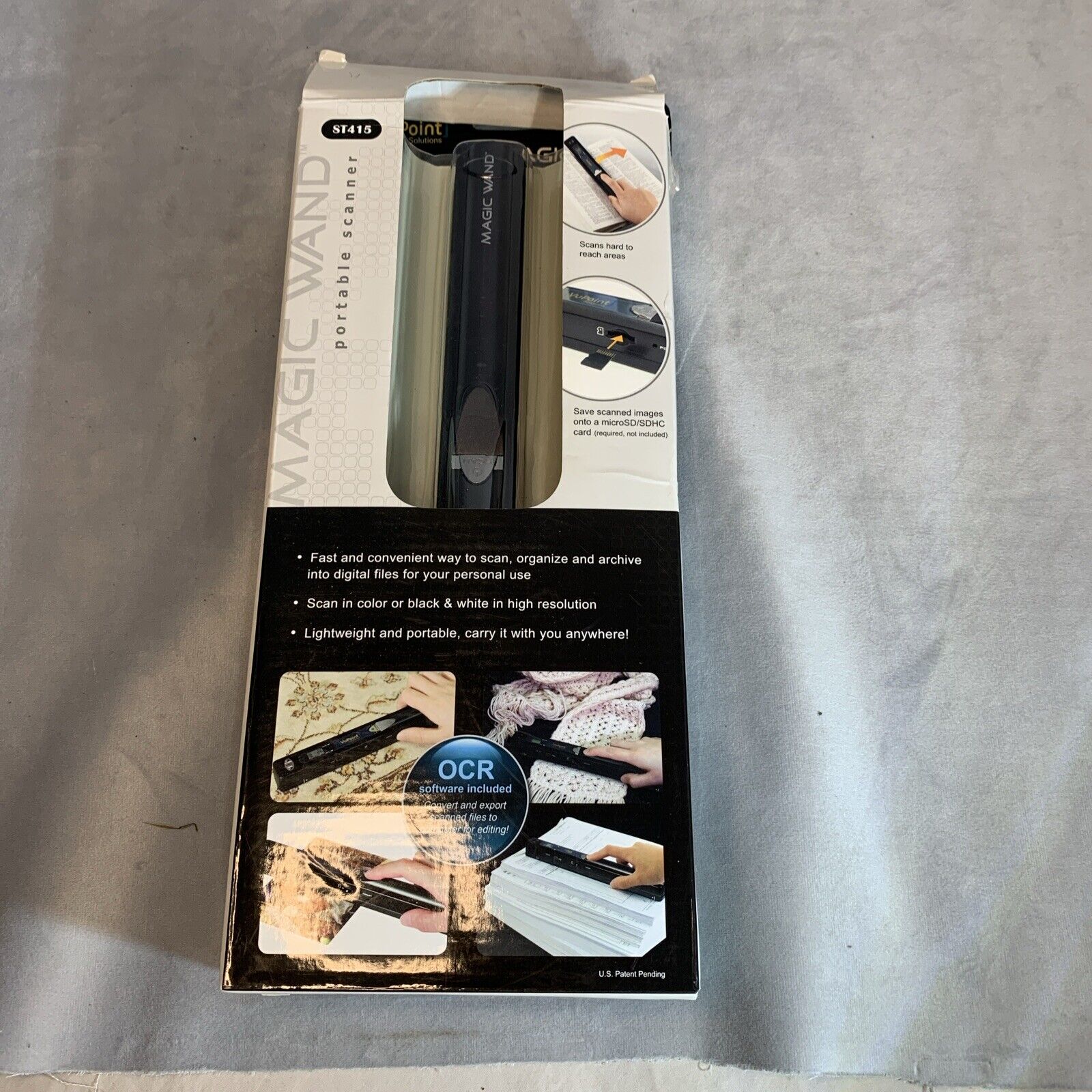 VuPoint Solutions Magic Wand Portable Scanner ST415 Handheld 600dpi Open Box