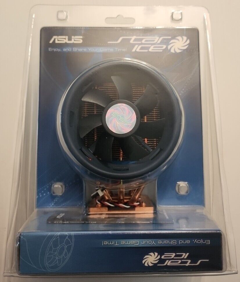 Brand NEW RARE Only 1 Available Vintage Asus ASUSTEK Star Ice Blue LGA775