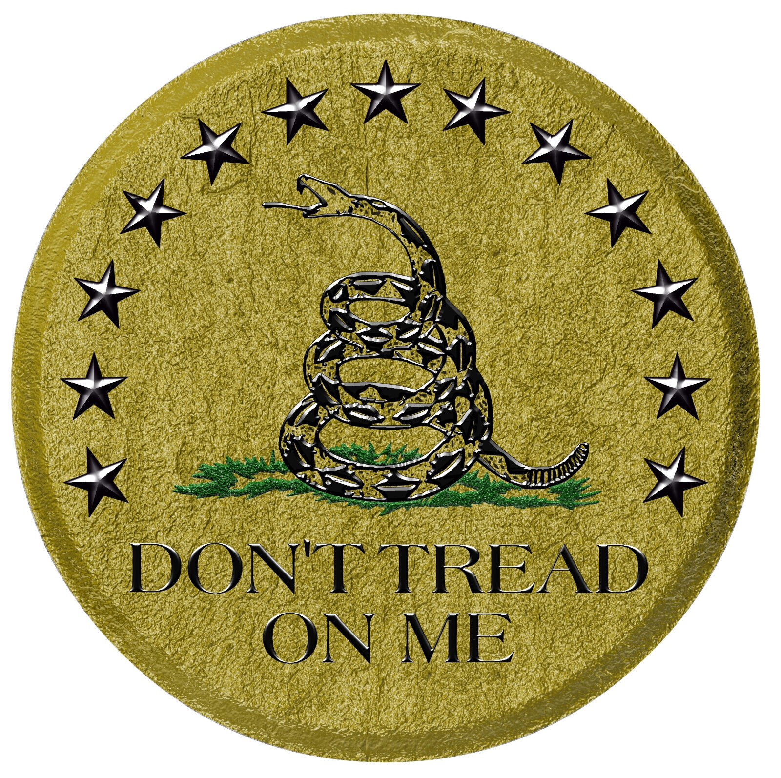 Gadsden Don\'t Tread On Me Sticker Decal (Select your Size)
