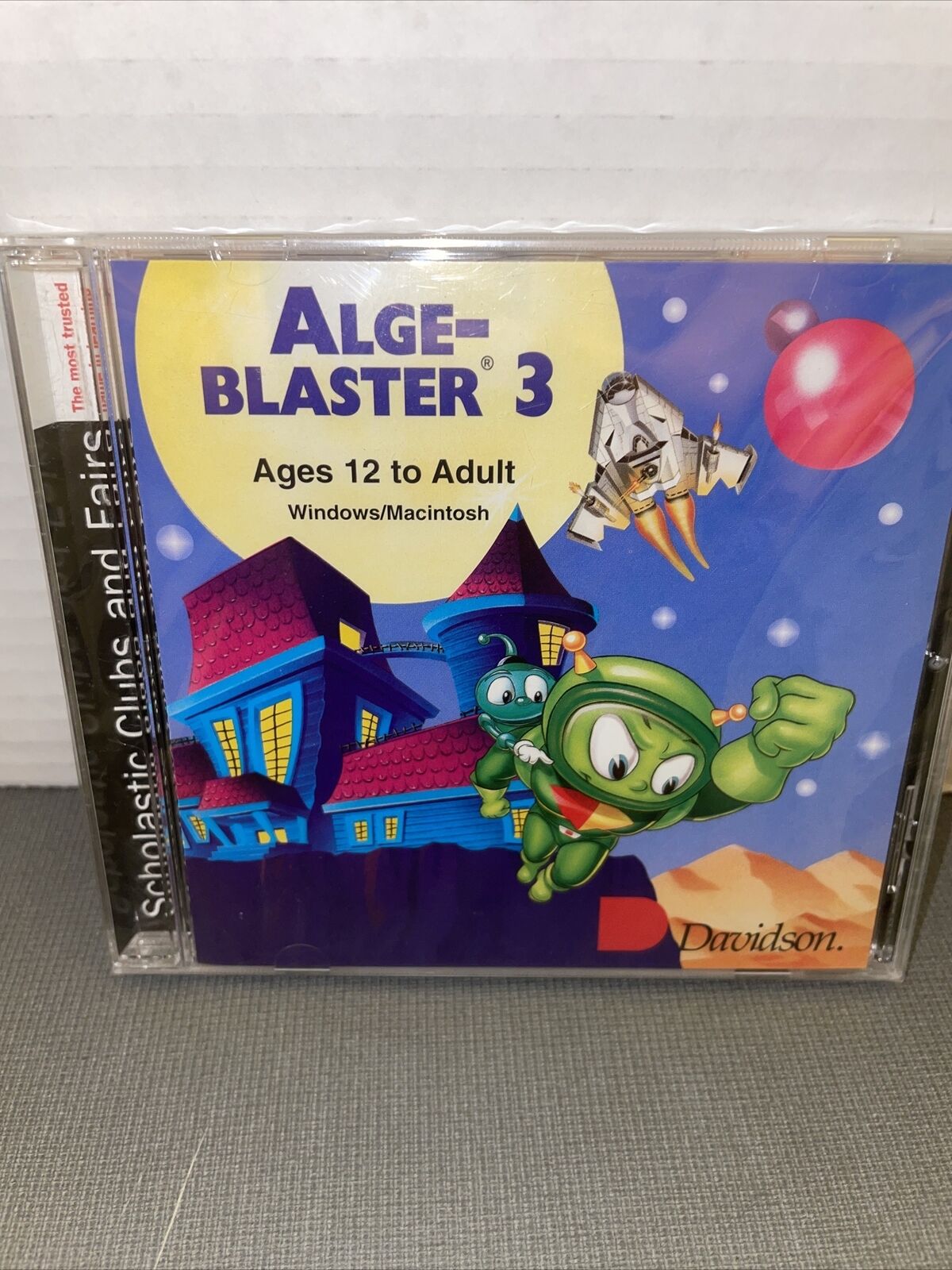 Davidson Alge-Blaster 3 Ages 12 to Adult Windows/Mac CD-ROM New Sealed