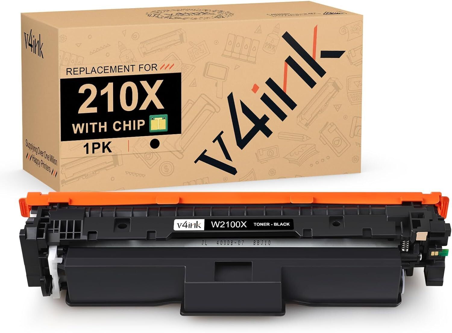 v4ink 210X W2100X Toner Cartridge (with Chip)