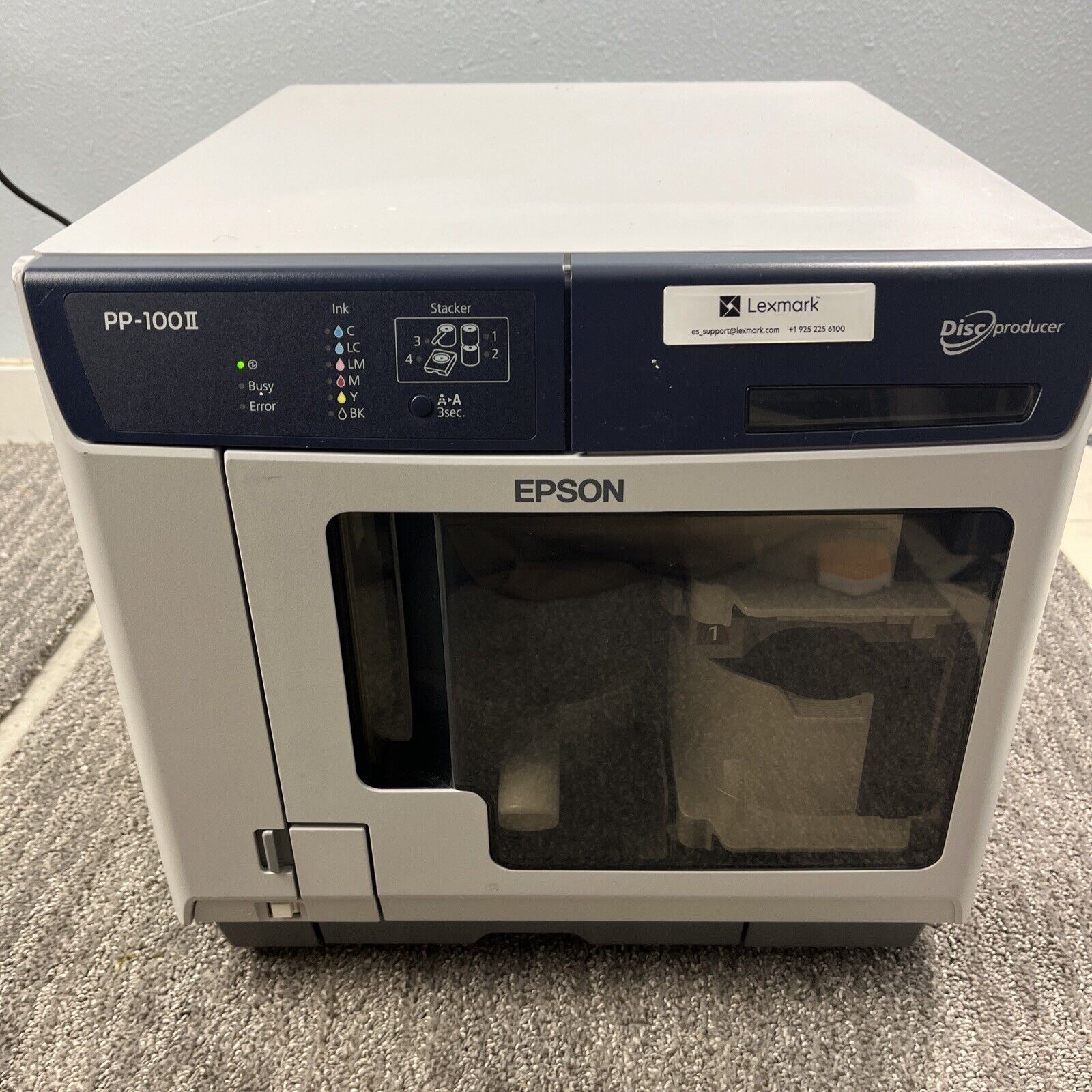 Epson PP-100II N181A USB DVD Disc Burner Producer and Inkjet Color Printer