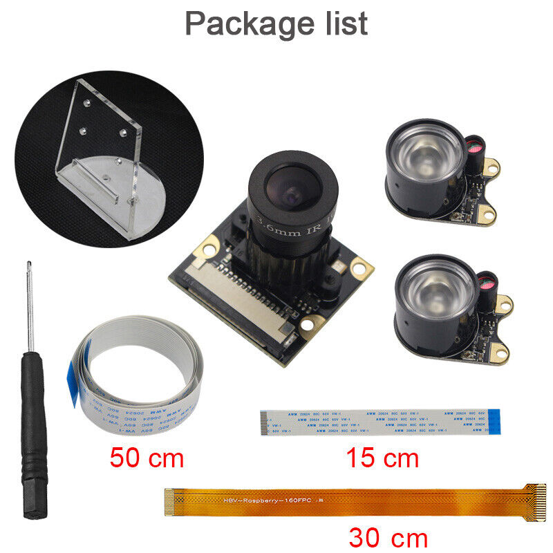 New  Night Vision IR Camera Module For Raspberry Pi 4 Model B /3B+/3B/Zero/W/WH