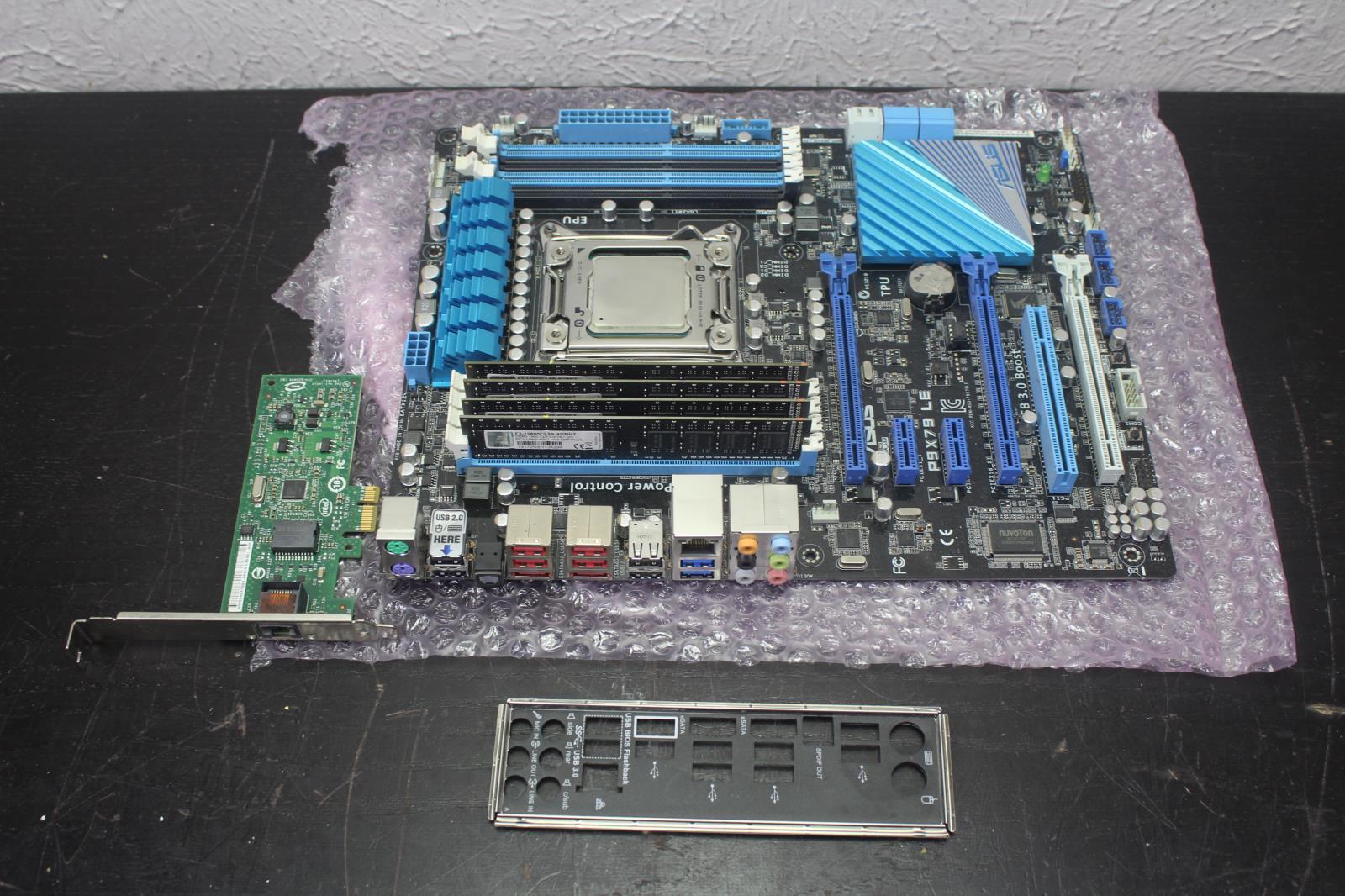 Asus P9X79 Pro Intel Core i7-3820 3.60GHz LGA 16 GB Ram DDR3 Desktop Motherboard