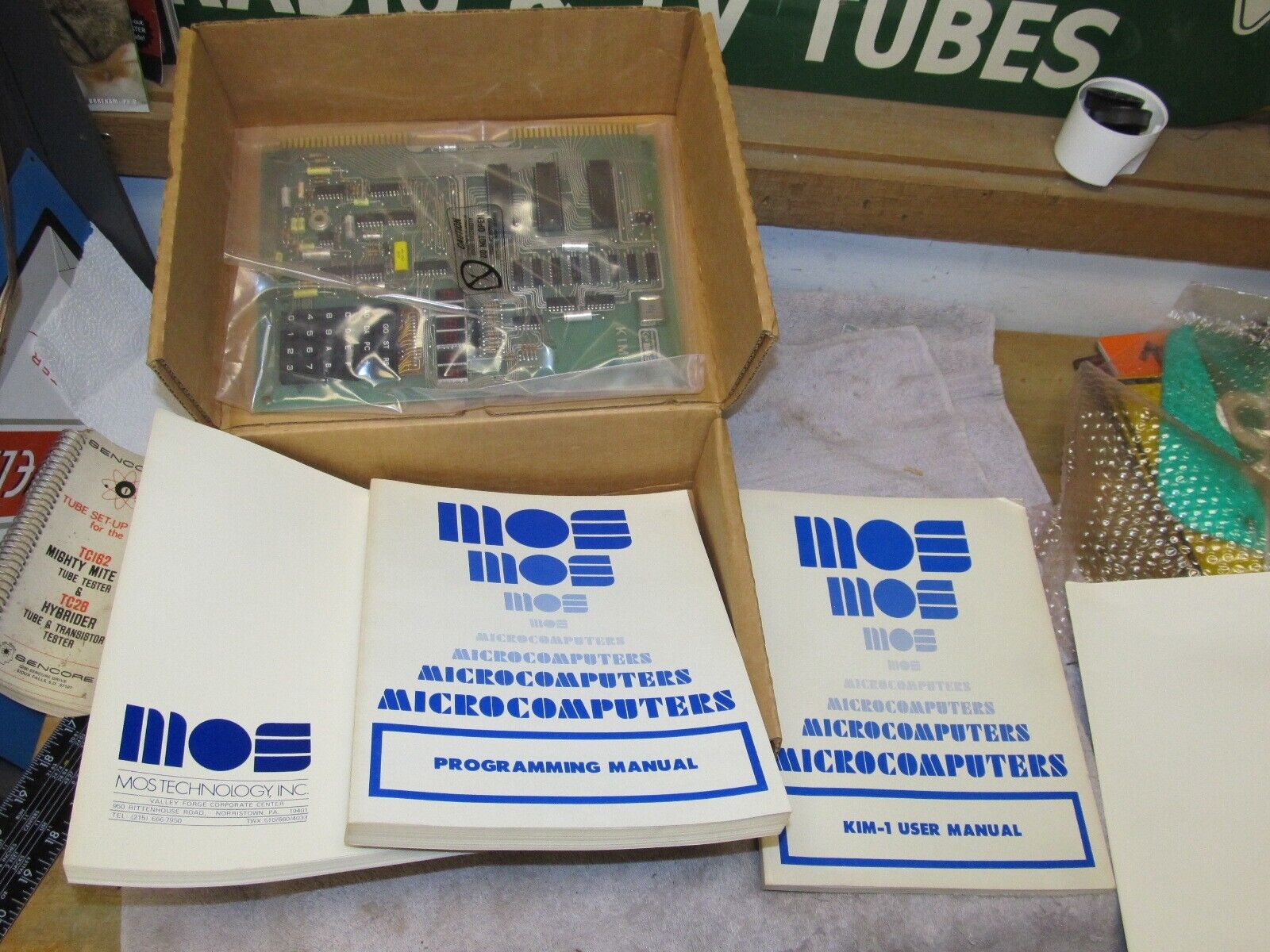 KIM-1 Microcomputer Commodore  Rev G , Manuals, Large Poster, In Original Box
