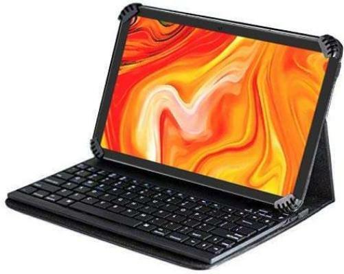 Navitech Leather Case With Bluetooth Keyboard For TJD 10\