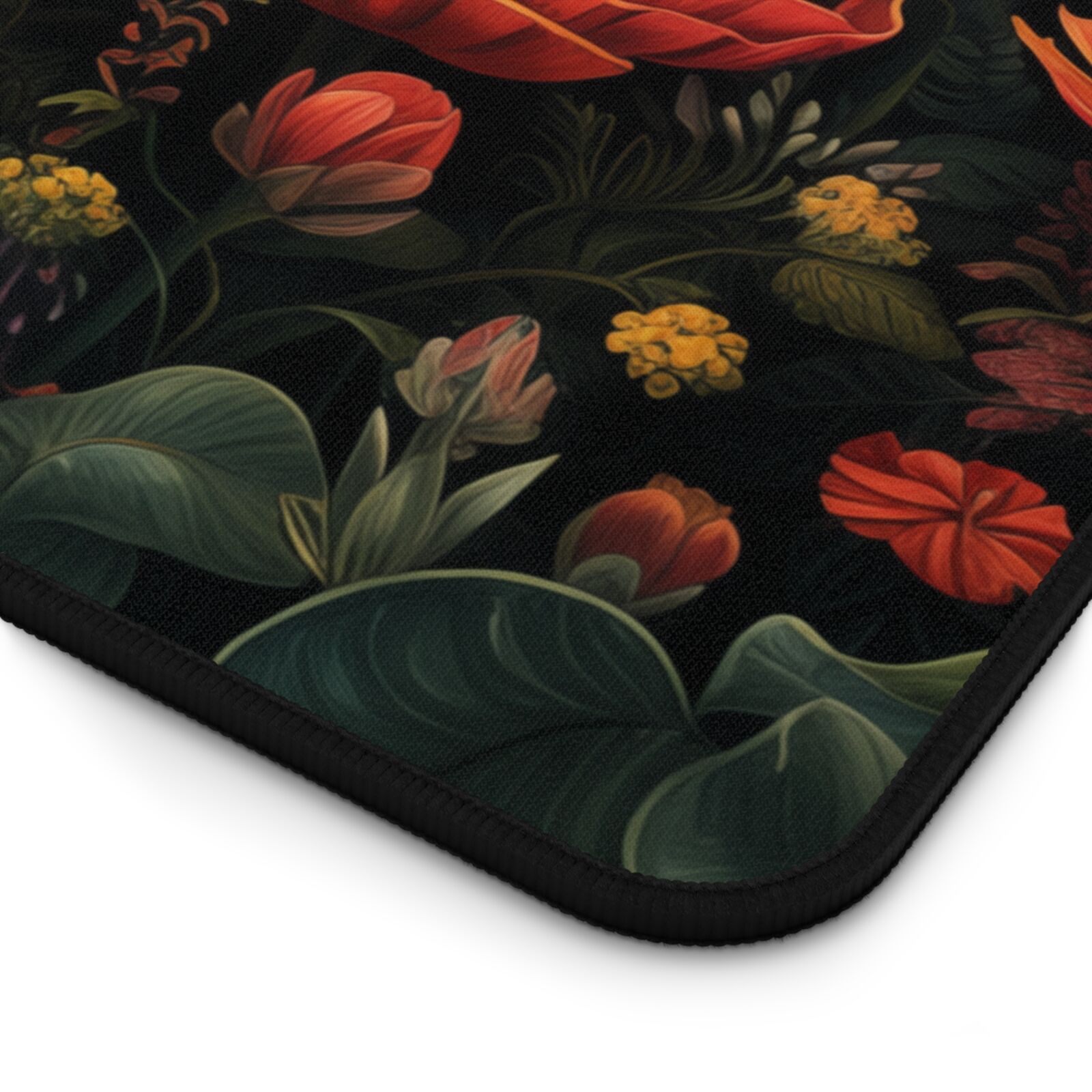 Cottagecore Deskmat - Aesthetic Mouse Pad, Cute Design, Witchy Art, Floral Touch