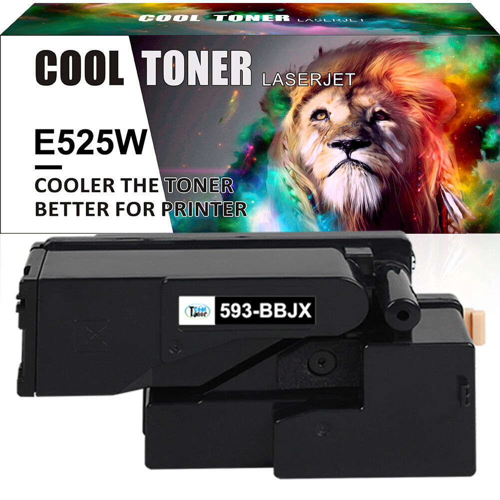 593-BBJX Toner Cartridge Compatible With Dell Color Laser E525W 525W Printer lot