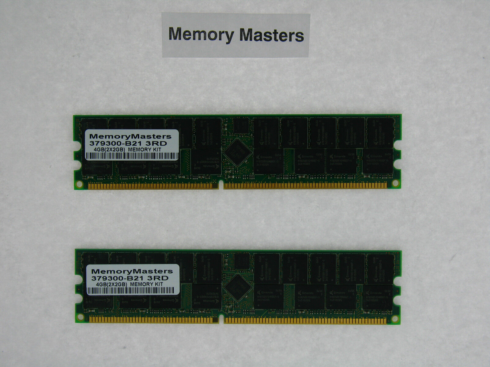 379300-B21 4GB  (2x2GB) PC3200 Memory for HP ProLiant