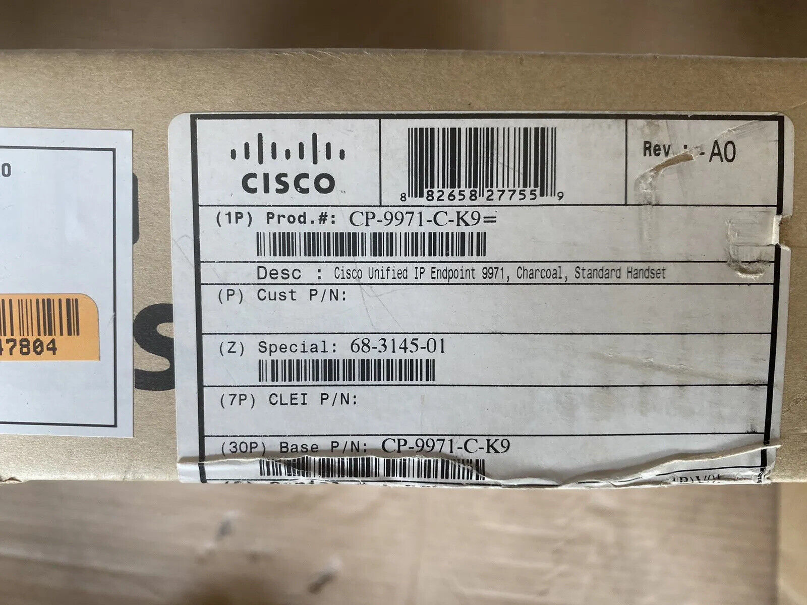 Cisco 9971 6-Line Unified IP Phone - Charcoal Gray (CP-9971-C-K9)