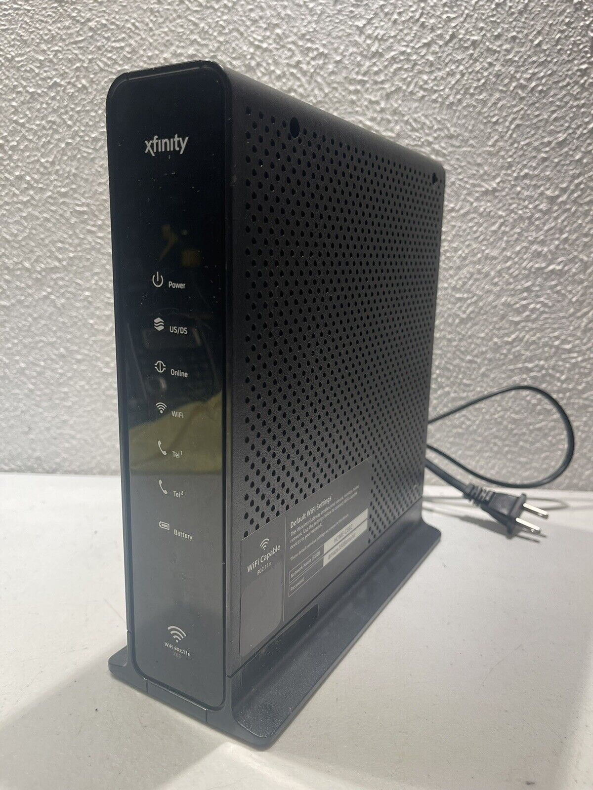 Xfinity Modem Gateway Router ARRIS TG862G/CT WiFi 802.11n w/ Power Cord, #T