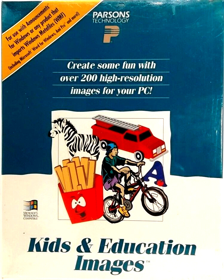 Kids & Education Images Vintage Software Parsons Technology 3.5 Floppy Disc NEW