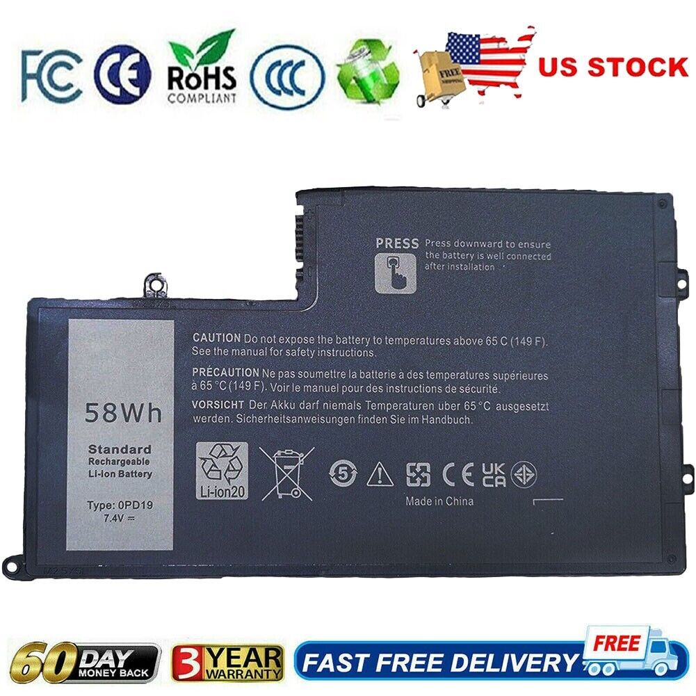 43WH TRHFF Battery for Dell Inspiron 5445 5447 5448 5545 5547 0PD19 P39F