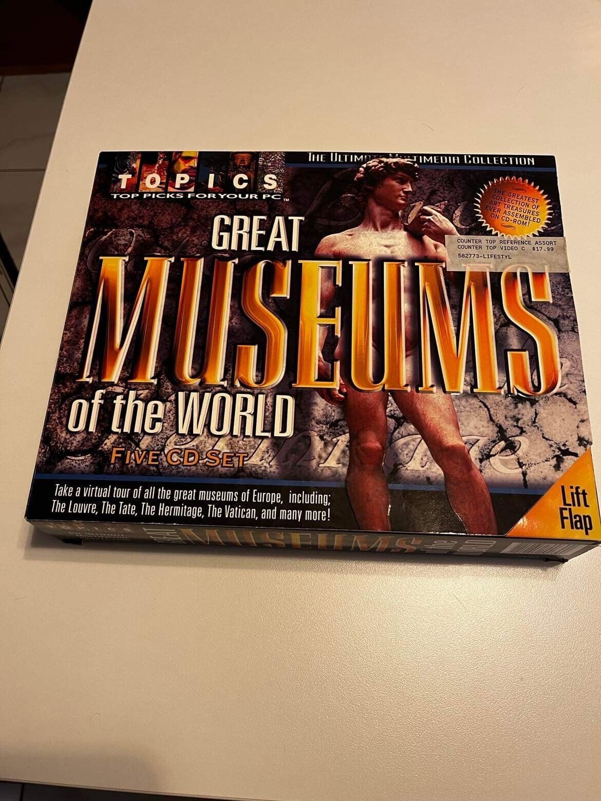 great museums of the word five cd rom set