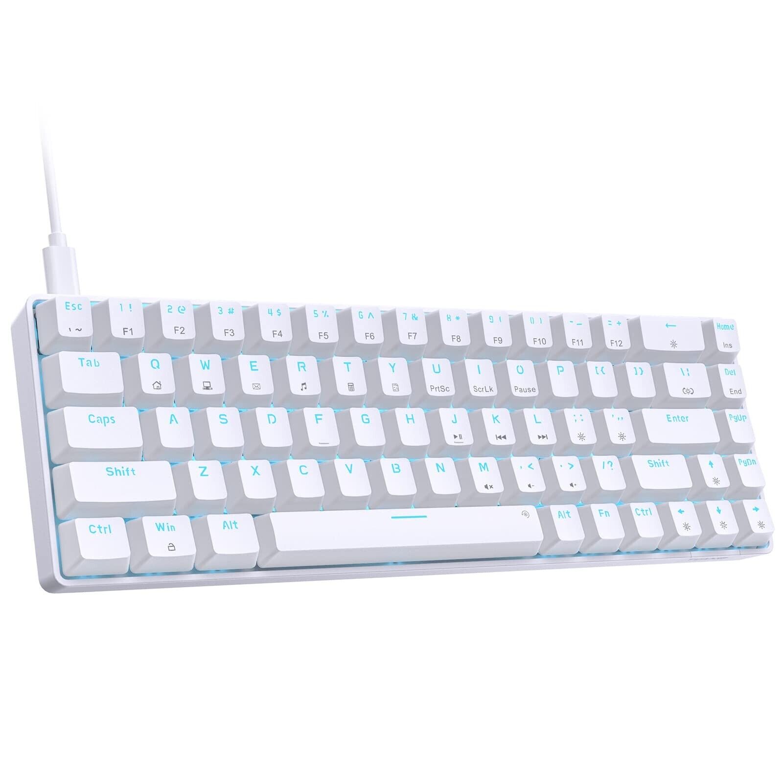 DIERYA T68SE 60% Gaming Mechanical Keyboard,Ultra Compact Mini 68 Key with Re...