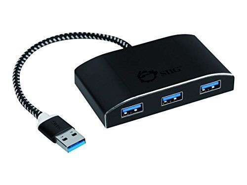 SIIG SuperSpeed USB 3.0 4-Port Powered Hub (JU-H40F12-S1)