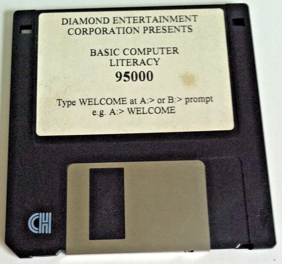 Vintage Basic Computer Literacy 95000 3.5\