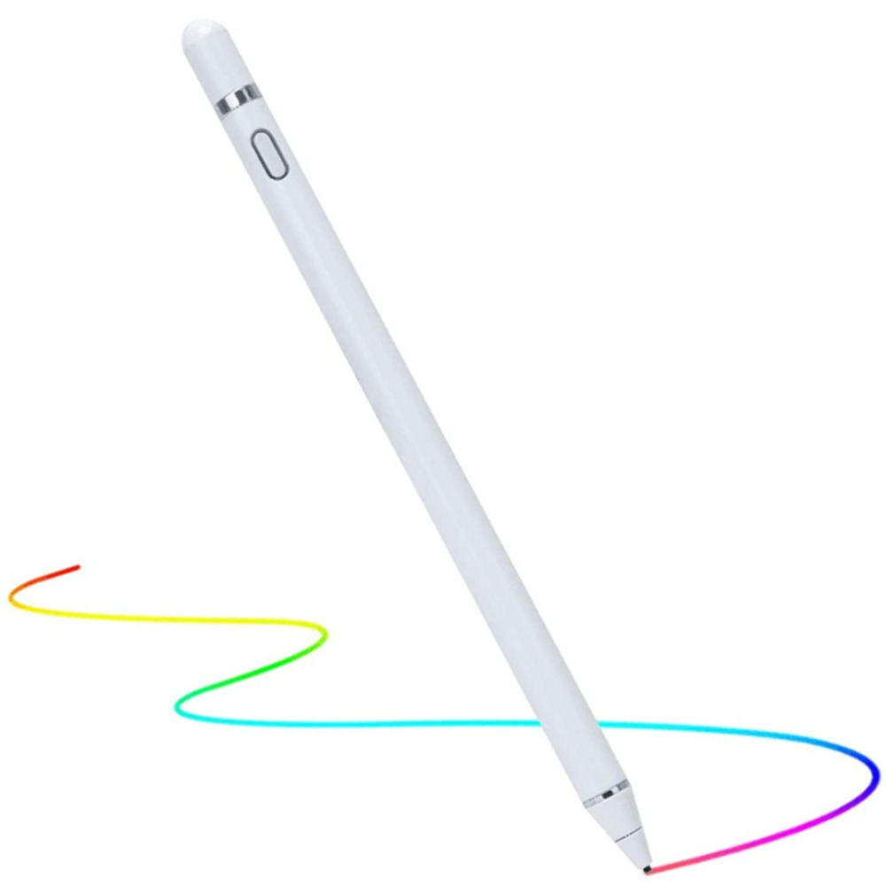 WHITE Fine Point Digital Stylus Pen Works for iPhone, iPad, and Other Tablets
