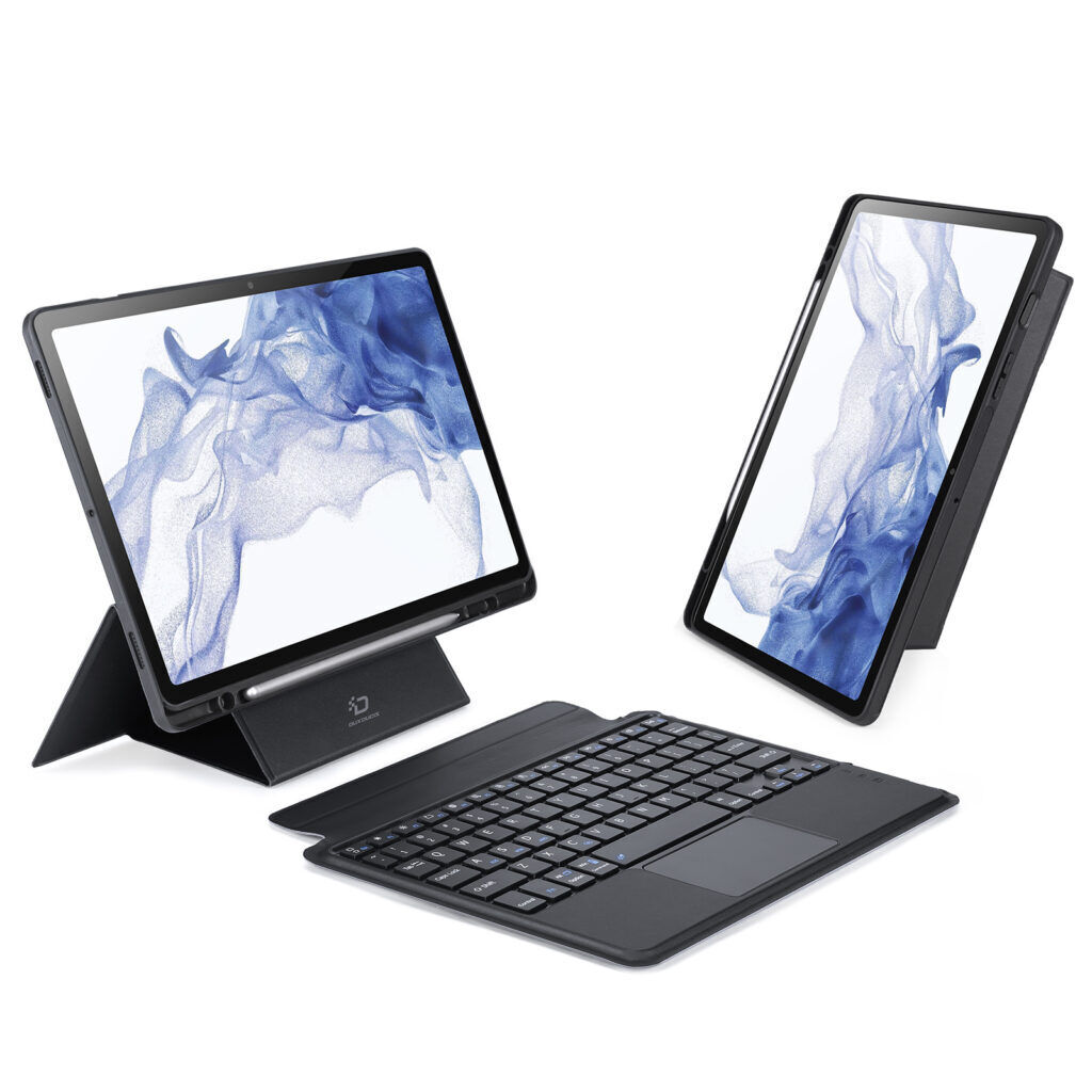 For Samsung Tab S9 / FE+/ S9+Stand Leather Magnetic Independent Keyboard Case