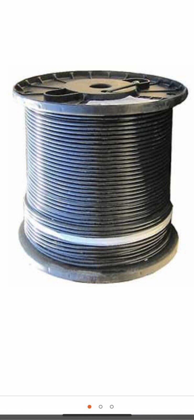 CommScope 1,000\' Spool Cat5e Black Outdoor Direct Burial UV Flooded 350Mhz 5NF4