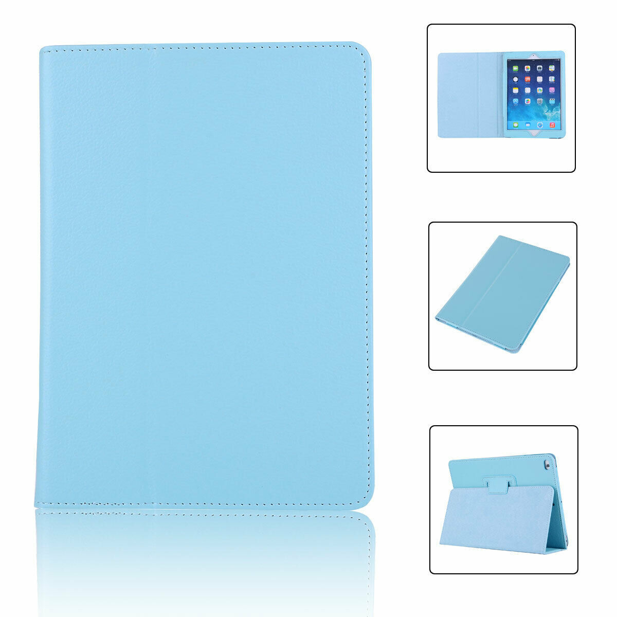 For iPad 10.2 8th 7th 9.7 6/5th Air Mini 6 Smart Leather Case Folio Stand Cover 
