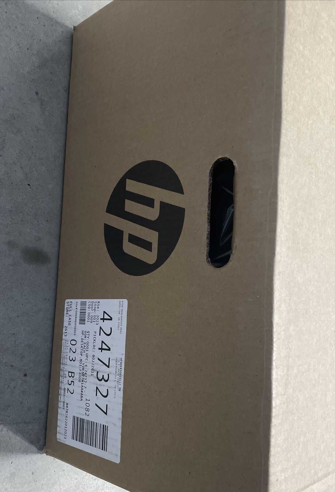 HP Desktop M01-F3006 AMD Ryzen 5 5600G 3.9 GHz 8GB 256GB SSD W11H 577M1AA