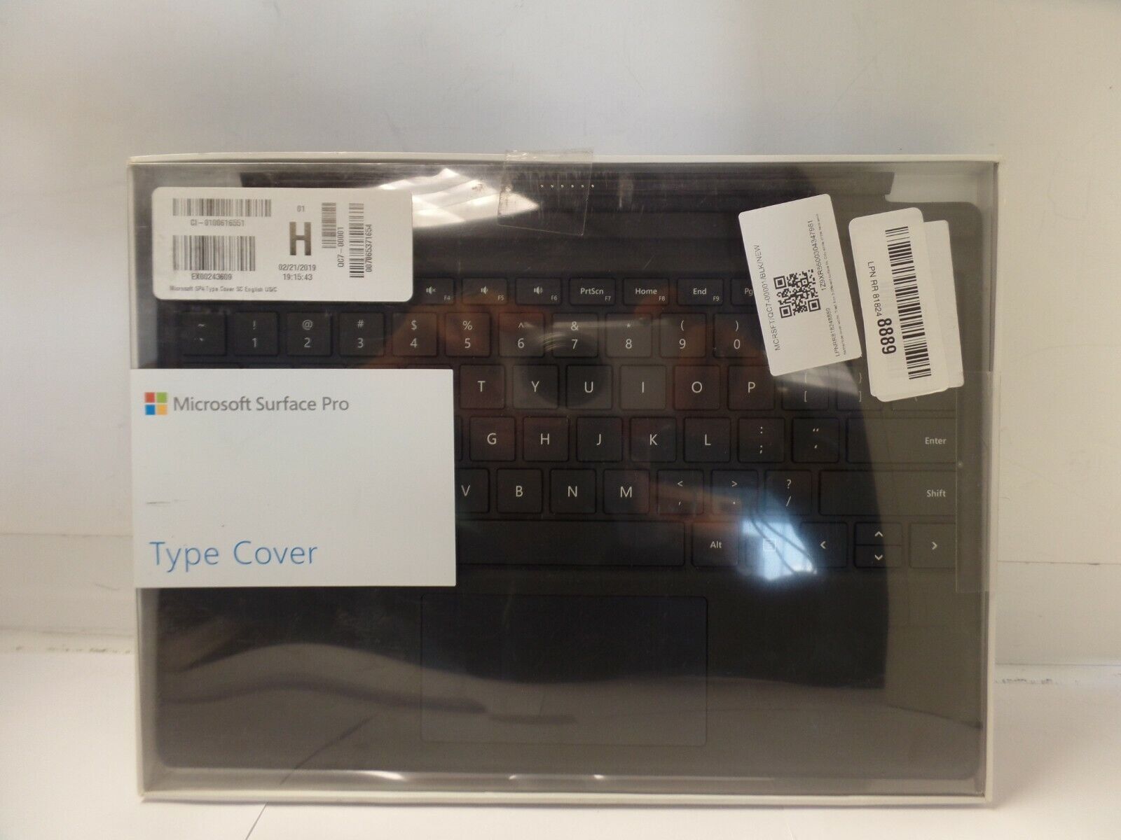 Microsoft Surface Pro 4 Type Cover 1725 Black As Is Parts/Repair DEFECTIVE