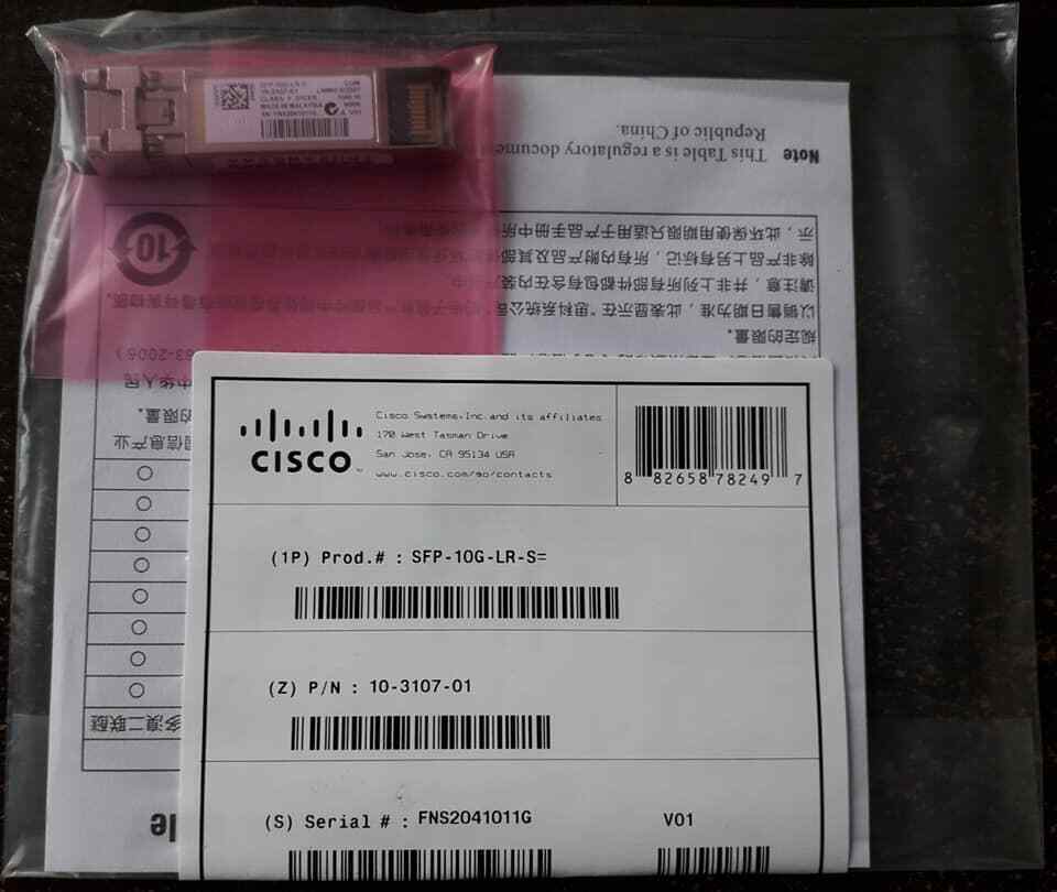 Original Cisco SFP-10G-LR-S Switch Modulefor Secure and Stable Network