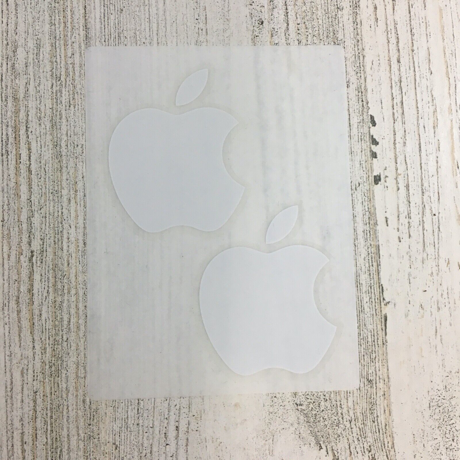 Apple Logo Stickers Small Authentic White Mac