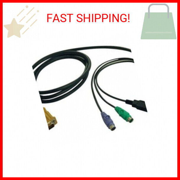 Tripp Lite P778-006 Kvm Switch USB/Ps2 Combo Cable, 6-Ft