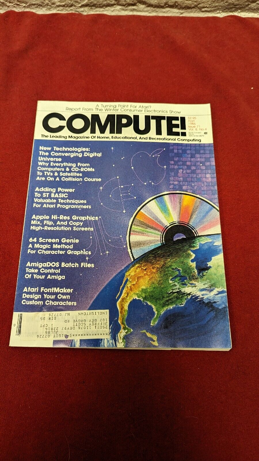 Compute Magazine Vintage Computing April 1986 Issue 71 Vol. 8 No. 4